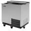 36 po. Givre en verre commercial en acier noir, homologué ETL, 9 pieds cubes pi (km-gf36-bk)-101225797