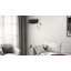 HOMCOM 1000W 6824 BTU Electric Wall Mounted Space Heater with Adjustable Thermostat and with Digital Display-119626085