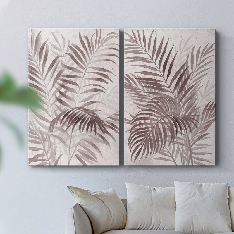 Toile tendue avec châssis I-Premium Inverted Island Palms - Prêt à être accroché, H 60 po x l 80 po