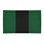 Tapis à rayures vert/noir