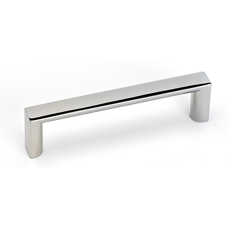 Polished Chrome Modern Cabinet Handle Pull with Mounting Hardware