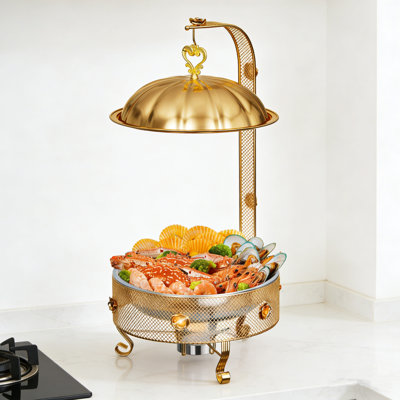 7 Qt Stainless Steel Round Chafing Dish