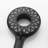 Topcraft 6-Inch Wall-Mounted High-Pressure Handheld Rain Showerhead