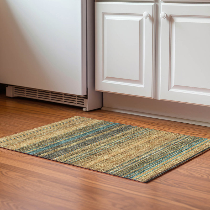 Tapis de qualité supérieure lavable à la machine Prisco, Rectangle 1 pi 8 po x 2 pi 6 po