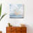 Painted Clouds Print On Canvas-263967484
