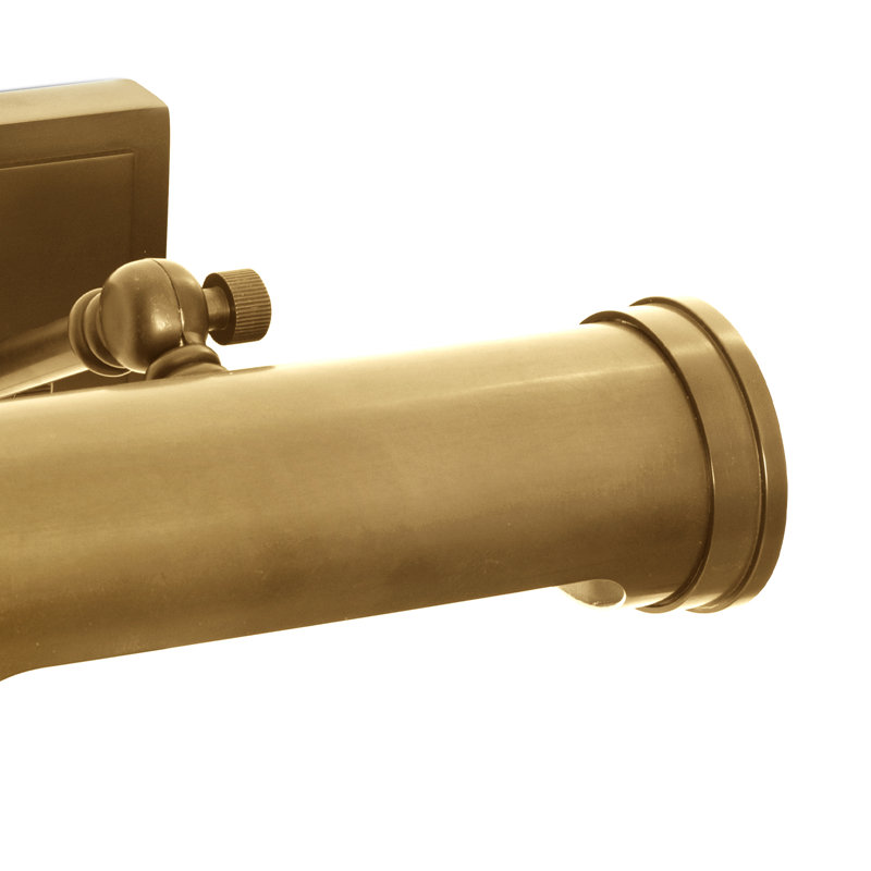 Tate 9'' Dimmable Wall Mounted Picture Light, Natural Brass