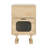 Side Table, Rotatable Robot Storage Side Table, Natural Colour, Suitable For Living Room, Bedroom Or Office, Can Be Used As Bedside Table, Display Stand