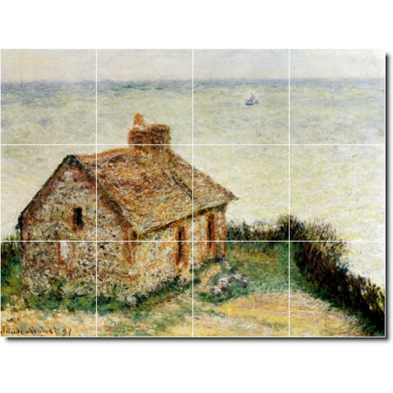 Carreau de peinture murale 24 po x 18 po 6 po x 6 po, Village 06214