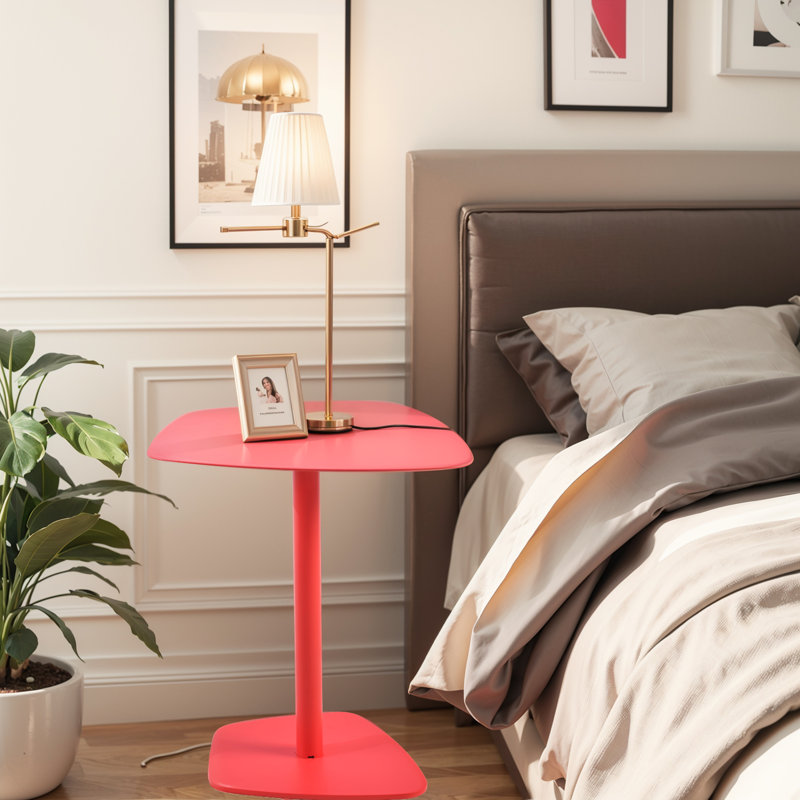 Table de bout Glenis, Rouge