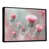 Toile avec cadre flottant noir