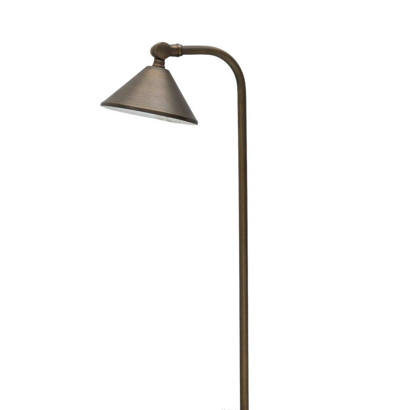 Natural Brass 21.75'' LED Pathway Light with Directional Fixture