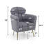 Fauteuil demi-tonneau en polyester 28 po-284216245