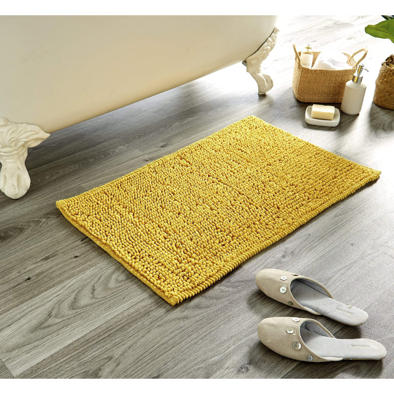 Non-Slip Bath Mat, Yellow