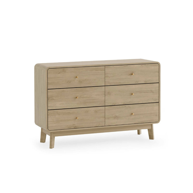 Tachaka 120 cm W Chest of 6 Drawers