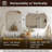 Contemporary Concave Edge Scalloped Bathroom Vanity Mirror | Stainless Steel Frame-2056913679-2056913676