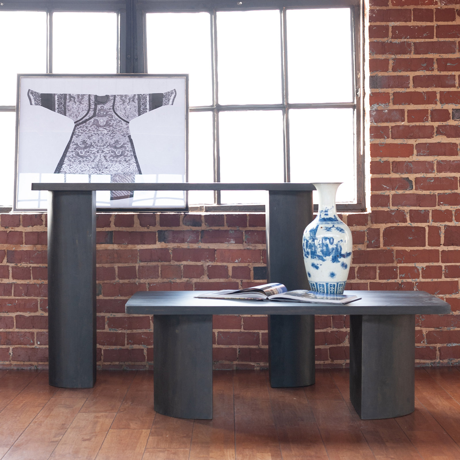 Moscow Solid Wood Coffee Table, Black