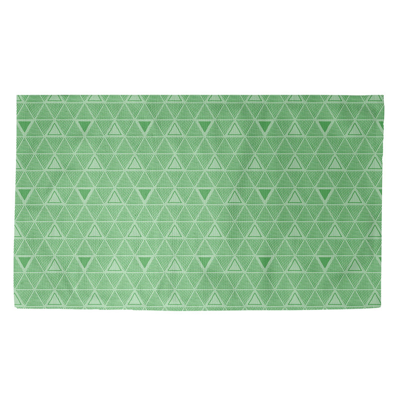 Tapis vert Triangles, Rectangle 2 pi x 3 pi