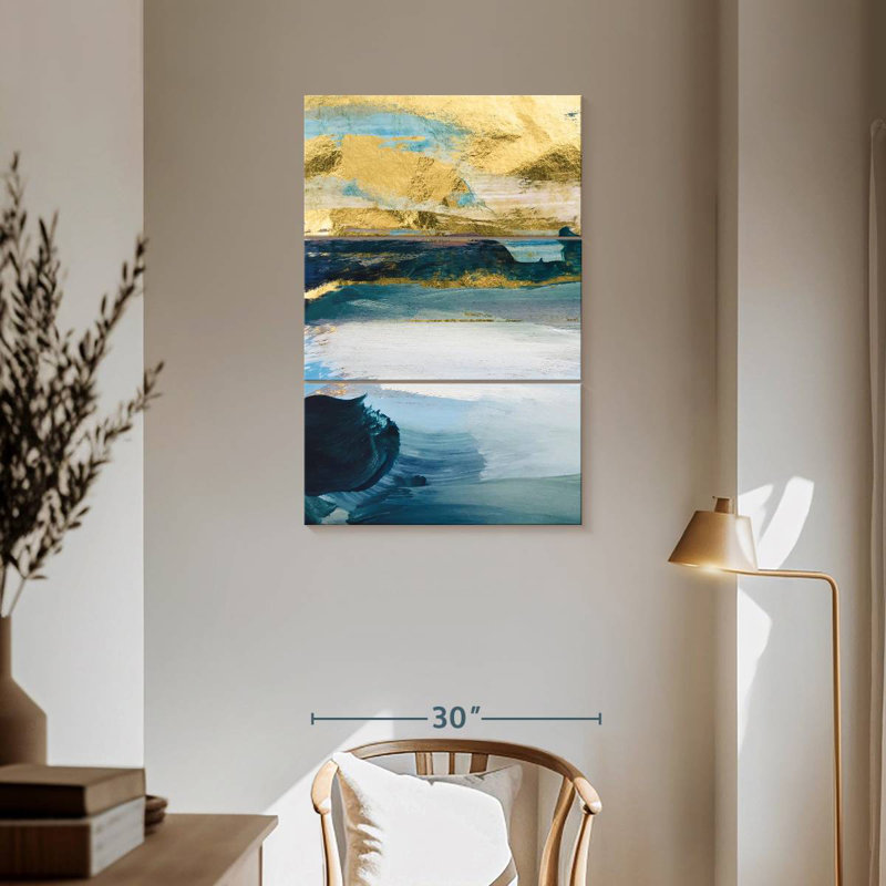 Paysage abstrait Avery, H 57 po x l 36 po