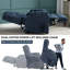 Fauteuil inclinable électrique à deux moteurs Keaton, chauffage et massage