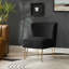 Chaise d'appoint en velours Euclid Glam-568796753