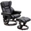 Fauteuil inclinable de massage avec repose-pieds HOMcom