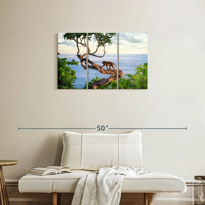 Brampt Balinese Monkey, 20" H x 33" W