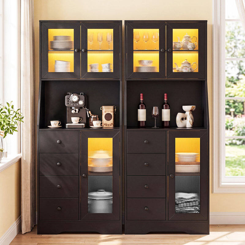 60cm Sideboard, Black