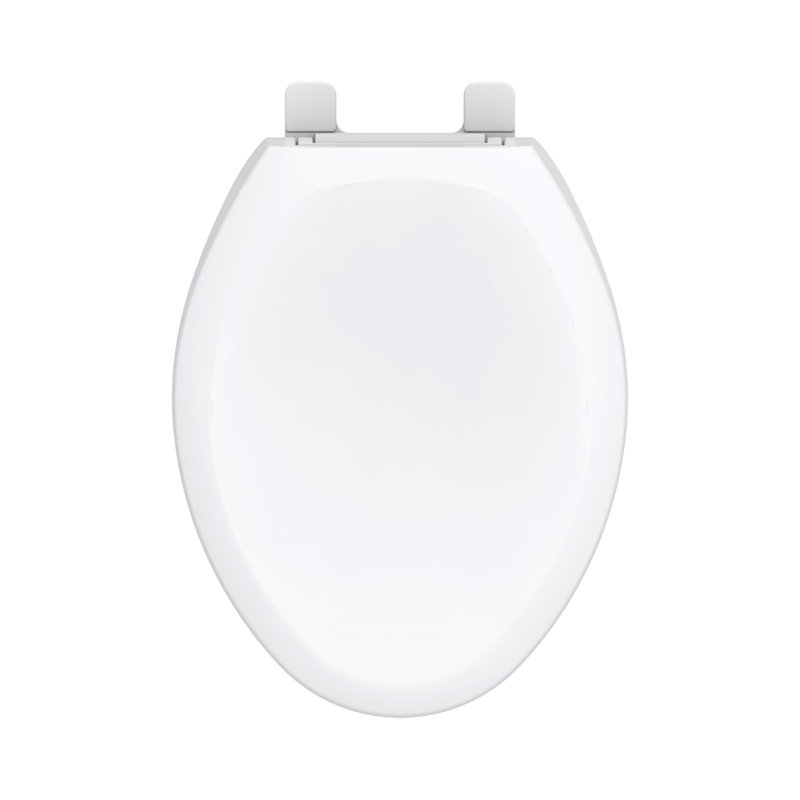 Siège de toilette allongé antidérapant à fermeture lente
