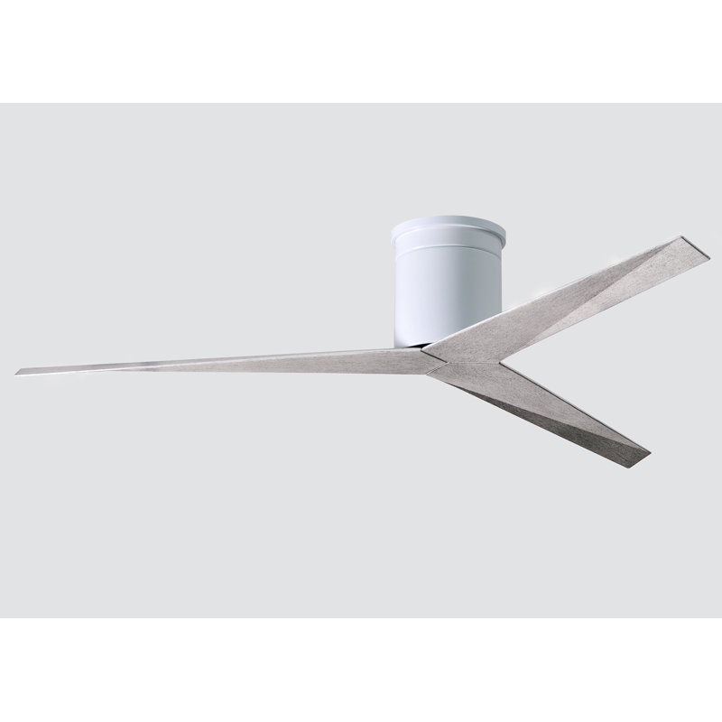 Eliza Ceiling Fan, Barn Wood Tone, Gloss White