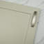 Brushed Nickel Curved Bow D-Bar Handles-128905869