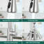 Robinet de cuisine à poignée simple avec deux modes de sortie d'eau rétractable-114235064