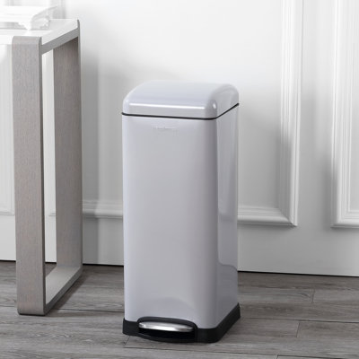 Betty Retro Steel Step On Trash Can