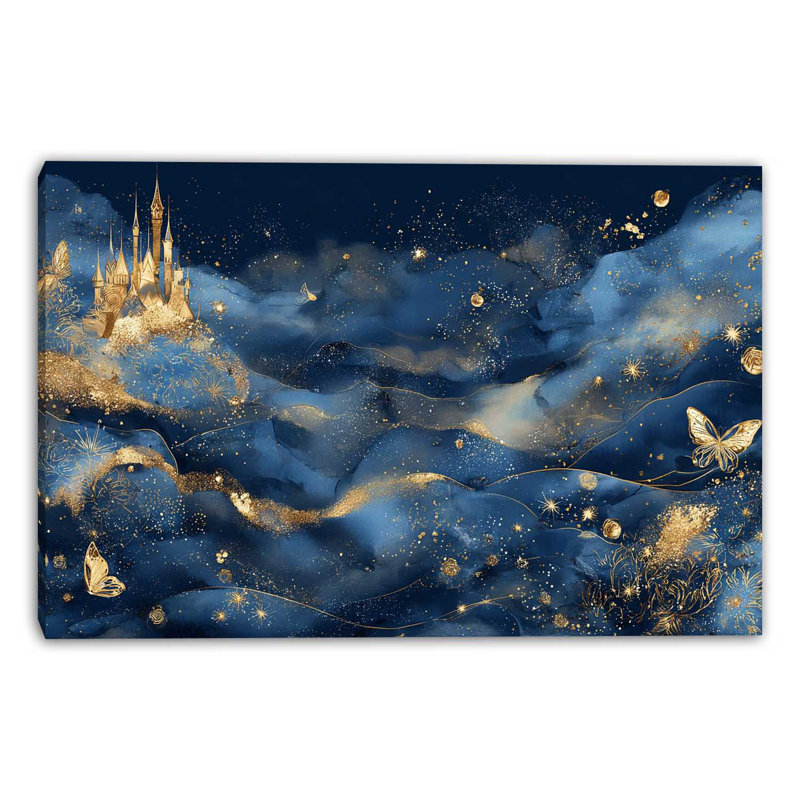 Art mural sur toile Royal Cloudscape, L 24 po x H 16 po x P 1,5 po