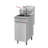  50 lb. Floor Standing Liquid Propane Commercial Fryer with 120,000 BTU in Stainless-Steel, ETL Listed-96747937
