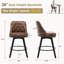 Counter Stool with Metal Frame