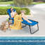 Chaise longue d'extérieur en métal Wetumka-1452105424