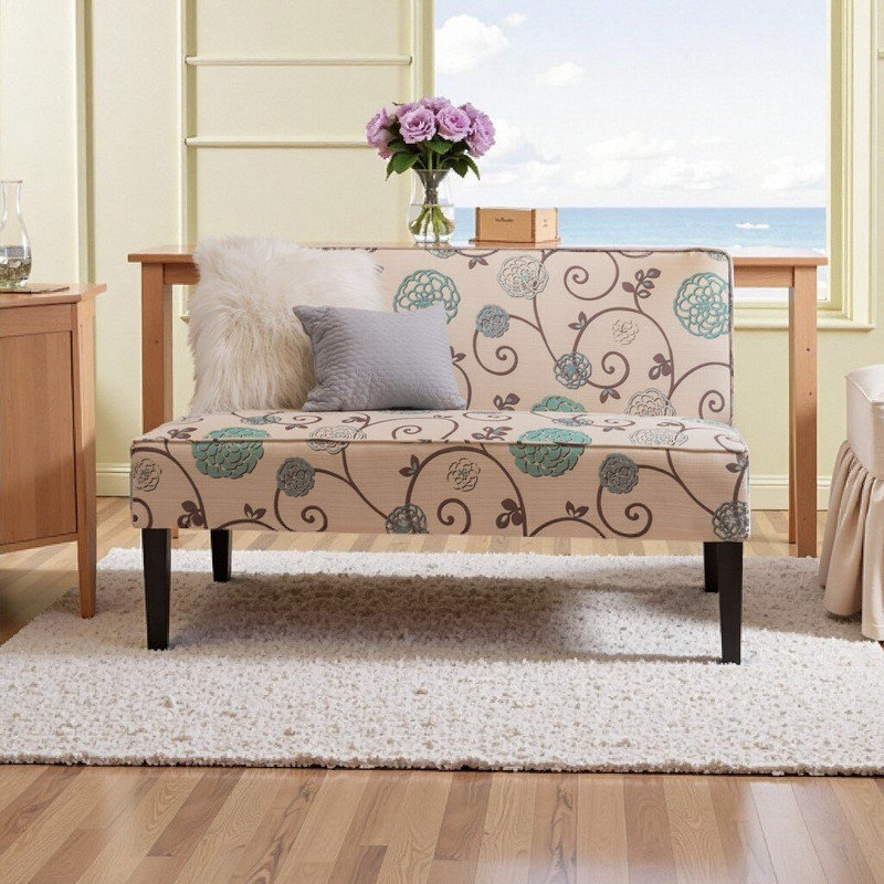 Fauteuil d'appoint rembourré Classic Linen - Élégance et confort intemporels, White