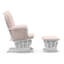 Fauteuil oscillant avec repose-pieds Hoop-1808401991-1808401992