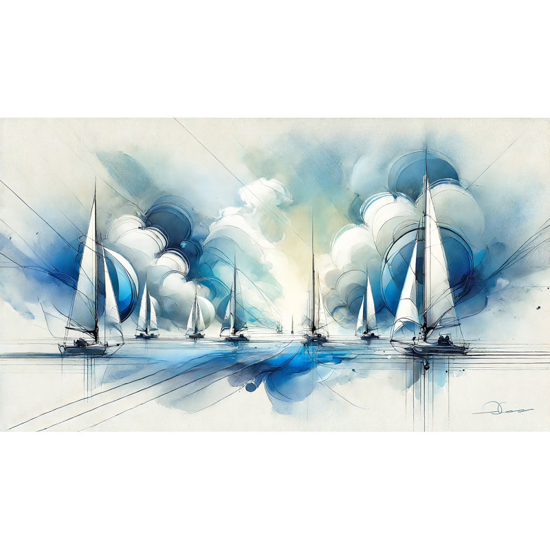 Impression sur toile, "Voile dans les rêves", H 20 po x l 35 po x P 1,5 po