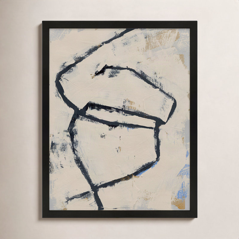 Twisted 2 Print by Jacques Pilon, 30" H x 24" W x 1.25" D, Black Framed Paper