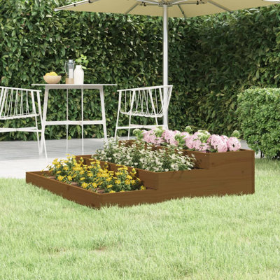 Anneclaar Self-Watering Wood Raised Garden Bed