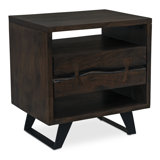 Madagascar 1 - Drawer Solid Wood Nightstand
