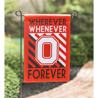 Double Sided 18'' H x 12.5'' W Polyester Garden Flag