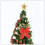 Arbre de Noël artificiel avec lumières DEL écoénergétiques, incluant 109 jupes d'arbre suspendues et garde-corps