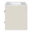 Ensemble de meuble-lavabo mural 24 po pour petit espace, armoire de salle de bain avec lavabo en céramique, 2 tiroirs et 1 porte à fermeture en douceur-937448419