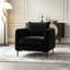Fauteuil d'appoint simple en velours Accent Chair-1851053435