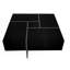 Table basse avec 4 compartiments de rangement cachés, table basse carrée avec plateau coulissant extensible, table centrale-808336218