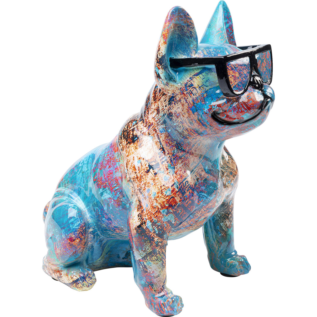 Deko Figur Hund der Sonnenbrille