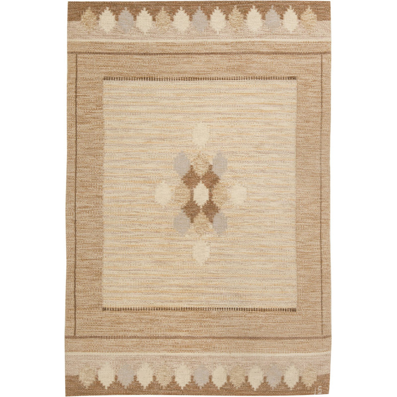 Vintage One-of-a-Kind Rectangle 4'4" X 6'9" Area Rug