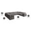 Canapé modulaire réversible en velours Cozy-988167175